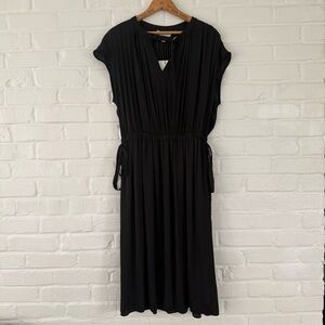 Elegant Black Dress by Gibson Latimer Large NWT